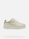 Geox Cremefarbene Damen Geox Spherica ECUB-2 Turnschuhe