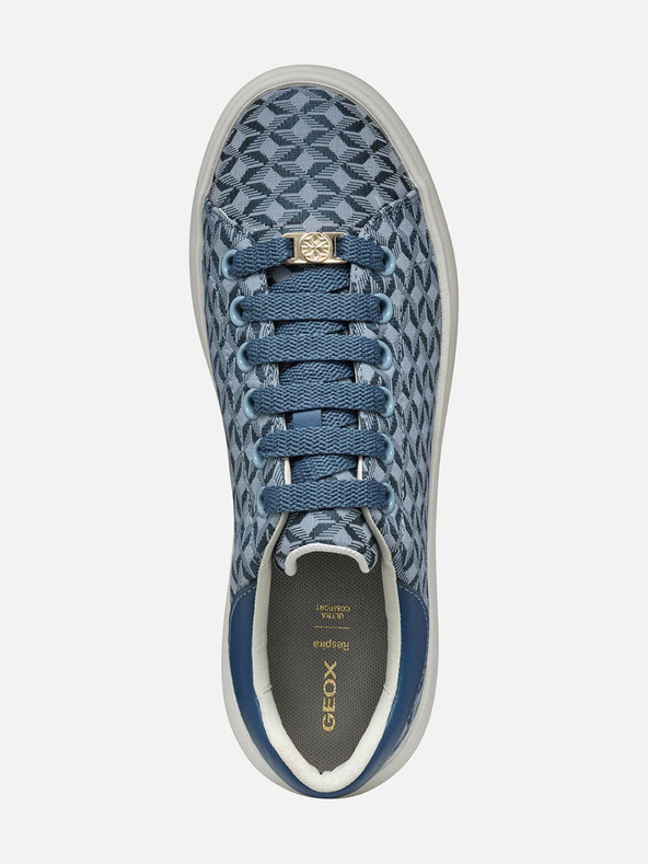 Geox Hellblaue Geox Spherica EC4.1 Damen Turnschuhe