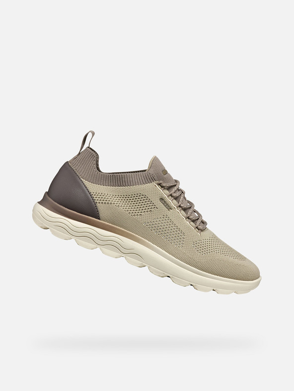 Geox Hellbraune Herren-Turnschuhe Geox Spherica