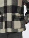 ONLY & SONS Grau-schwarzes Herren ONLY & SONS Connor Hemdjacke mit Karomuster