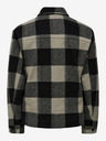 ONLY & SONS Grau-schwarzes Herren ONLY & SONS Connor Hemdjacke mit Karomuster