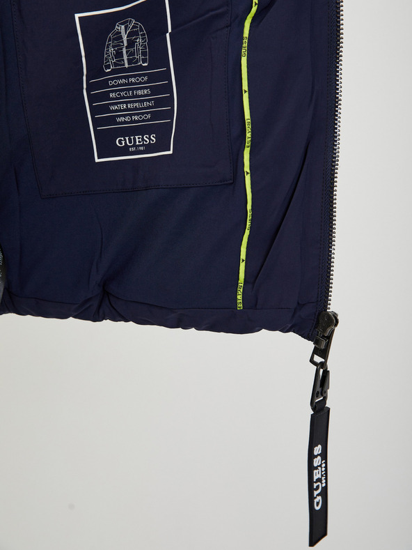 Guess Guess dunkelblaue gesteppte Winterjacke für Herren