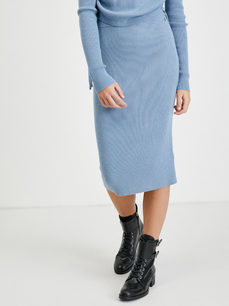 Guess Hellblauer ärmelloser Pullover-Rock Guess Calire