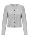 Jacqueline de Yong Hellgraue Damen Strickjacke JDY Chloe