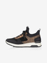 Rieker Braun und schwarz gemusterte Damen-Sneakers Rieker