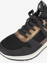 Rieker Braun und schwarz gemusterte Damen-Sneakers Rieker
