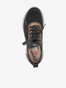 Rieker Braun und schwarz gemusterte Damen-Sneakers Rieker