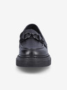Rieker Schwarz Damen Leder Loafers Rieker