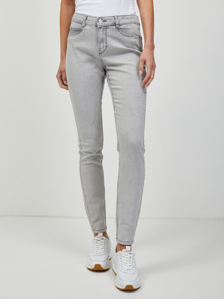 Orsay Hellgraue Skinny-Fit-Jeans ORSAY