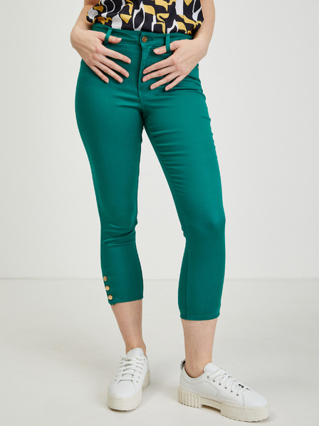 Orsay ORSAY Damen-Hose grün gekürzt