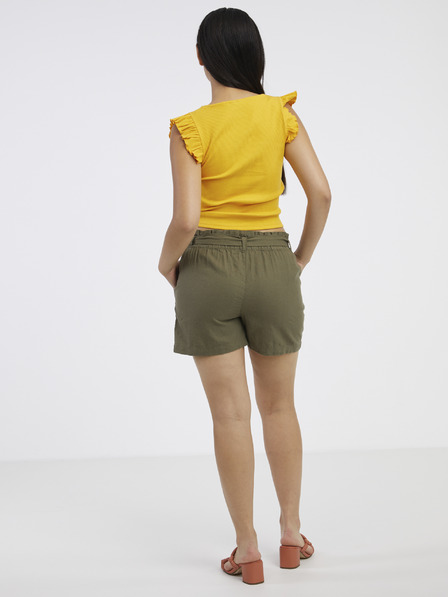 Jacqueline de Yong JDY Say Khaki Leinen Shorts