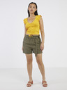 Jacqueline de Yong JDY Say Khaki Leinen Shorts