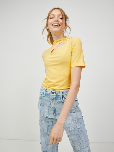 Vero Moda Gelbes VERO MODA Glow-T-Shirt