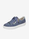 Rieker Blaue Damen Turnschuhe aus Wildleder Rieker