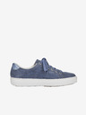 Rieker Blaue Damen Turnschuhe aus Wildleder Rieker