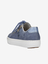 Rieker Blaue Damen Turnschuhe aus Wildleder Rieker