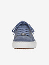 Rieker Blaue Damen Turnschuhe aus Wildleder Rieker