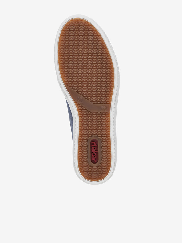 Rieker Blaue Damen Turnschuhe aus Wildleder Rieker