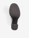 Rieker Cremefarbene Damen Halbschuhe mit Absatz Rieker