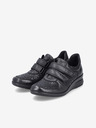 Rieker Schwarze Damen-Halbstiefel mit Lederdetails Rieker