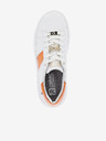 Rieker Orange-weiße Damen Ledersneakers Rieker