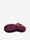 ALPINE PRO Orangefarbene und weinrote Kindersandalen ALPINE PRO White