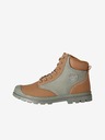 NAX Braune und graue Herren-Winterstiefeletten NAX Ganic