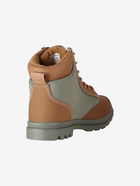 NAX Braune und graue Herren-Winterstiefeletten NAX Ganic
