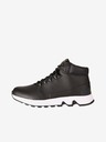 NAX Schwarze Herren-Winterstiefeletten aus Leder NAX Jekt