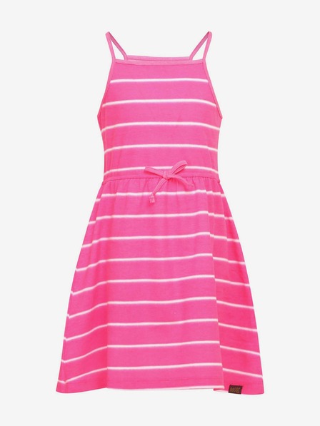 NAX Rosa gestreiftes Mädchenkleid NAX HADKO