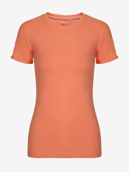 NAX Orangefarbenes Damen-T-Shirt NAX NAVAFA