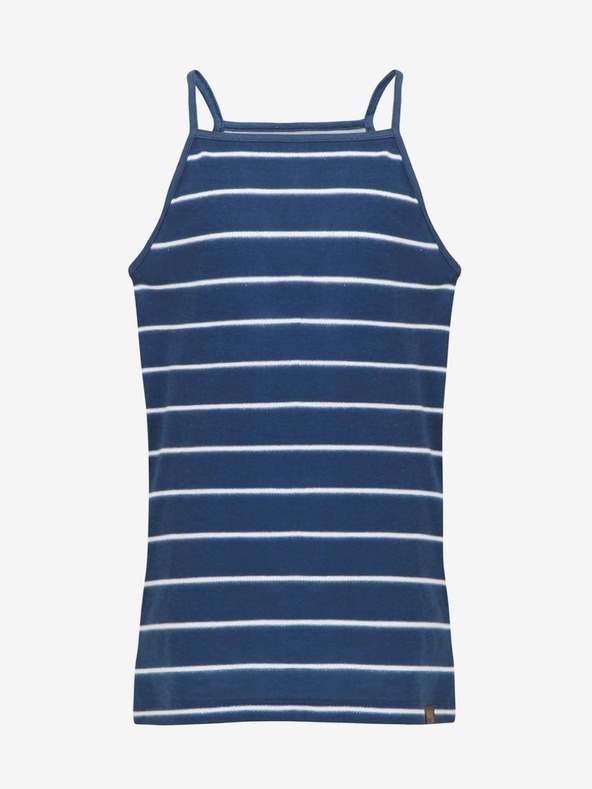 NAX Weiß-blau gestreiftes Kinder-Tanktop NAX BURGO