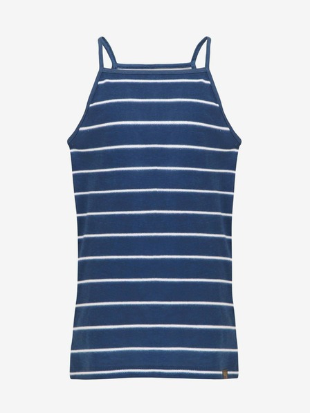 NAX Weiß-blau gestreiftes Kinder-Tanktop NAX BURGO