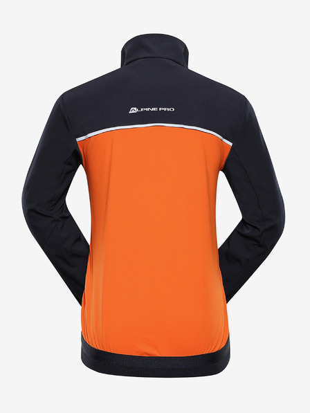 ALPINE PRO Orange-blaue Kinder-Softshell-Jacke ALPINE PRO TYCHO