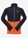 ALPINE PRO Blau-orangefarbene Herren-Softshell-Jacke ALPINE PRO TYCH