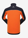 ALPINE PRO Blau-orangefarbene Herren-Softshell-Jacke ALPINE PRO TYCH