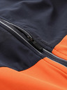 ALPINE PRO Blau-orangefarbene Herren-Softshell-Jacke ALPINE PRO TYCH