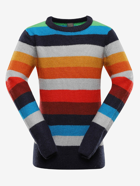 NAX Orange-blau gestreifter Jungen-Pullover NAX MOERO