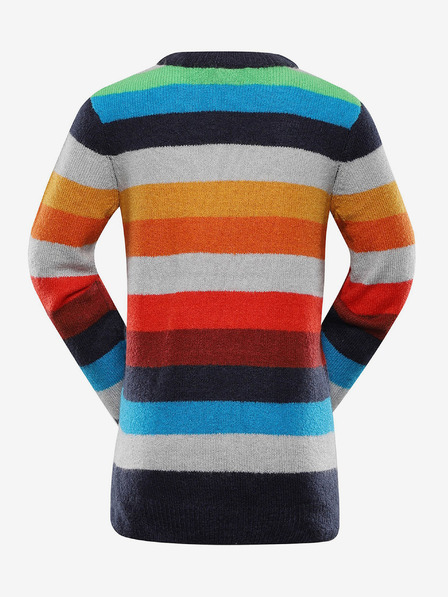 NAX Orange-blau gestreifter Jungen-Pullover NAX MOERO