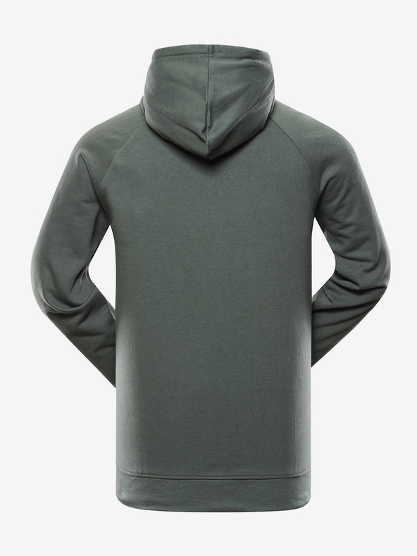 NAX Grüner Herren-Basic-Kapuzenpullover NAX Geoc