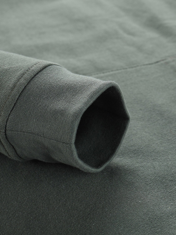 NAX Grüner Herren-Basic-Kapuzenpullover NAX Geoc