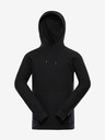 NAX Schwarzer Herren-Basic-Kapuzenpullover NAX Geoc