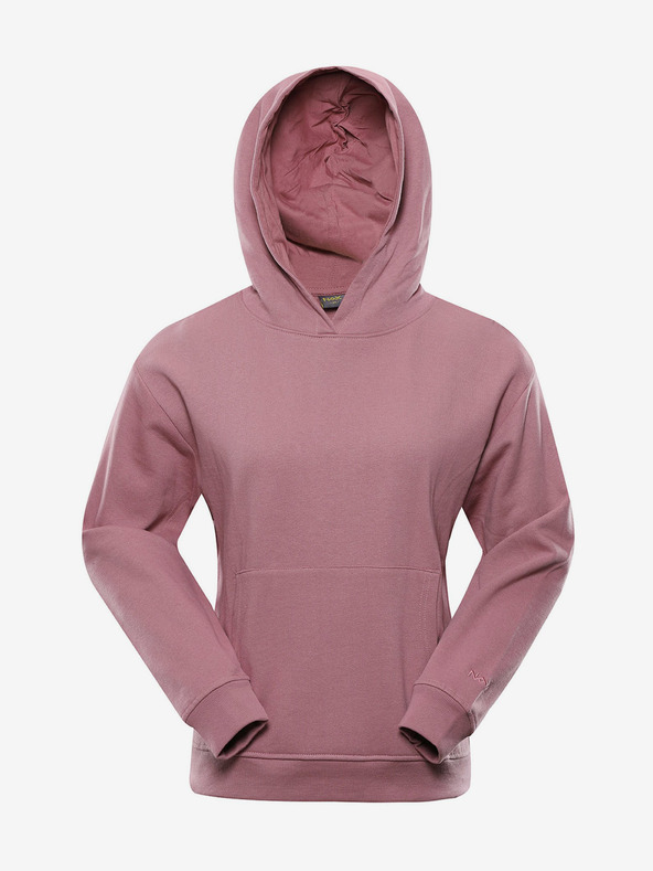 NAX Altrosa Damen-Basic-Kapuzenpullover NAX Geoca