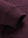 NAX Burgunderfarbener Damen-Kapuzenpullover NAX Geoca