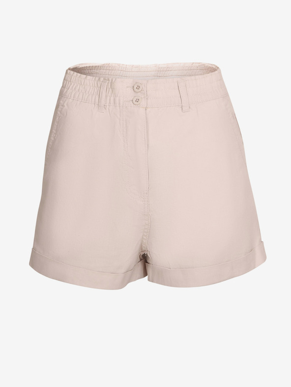 NAX Beigefarbene Damen-Shorts NAX Kuhara