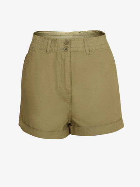 NAX Khakifarbene Shorts für Frauen NAX Kuhara