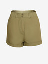 NAX Khakifarbene Shorts für Frauen NAX Kuhara
