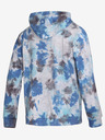 NAX Grau und blau gemusterter Herren-Kapuzenpullover NAX Zenur
