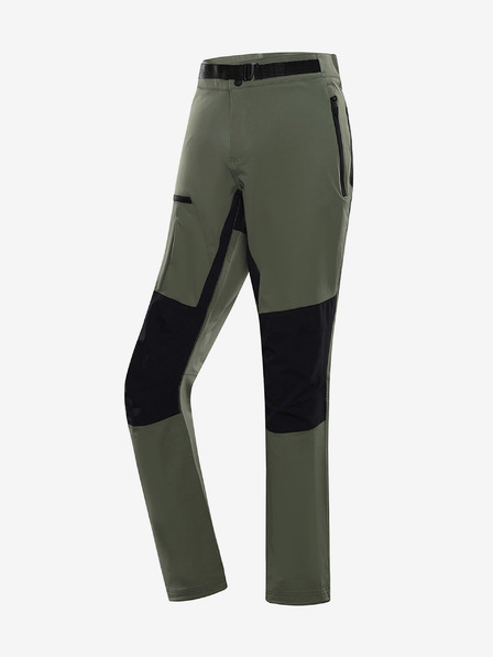 ALPINE PRO Khakifarbene Herren-Softshell-Hose ALPINE PRO Span