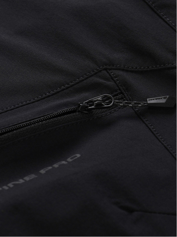 ALPINE PRO Schwarze Damen-Softshell-Hose ALPINE PRO Span